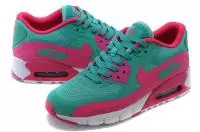 air max90 wmns nouvelle chaussures print rose herbe verte